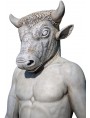 Minotaur of the Labyrinth of Knossos in white Carrara marble