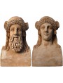 Two-faced head of Bacchus and Ariadne - free copy of the original from the Vatican Museums