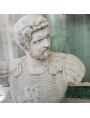 Caracalla - white Carrara marble bust