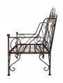 Settee iron bench with 2 seats