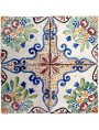 Ancient majolica tile - floor mosaic