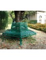 Large octagonal tree bench - forgediron
