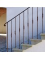 Forged iron handrail