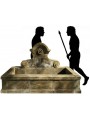 Grande Fontana con lavatoio in pietra 13 pezzi - 220cm