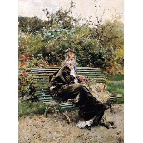 Berthe con Dida “Sulla panchina al Bois (Hyde Park)”, 1872 