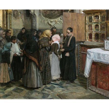 El beso de la reliquia dipinto da Joaquin Sorolla nel 1893 