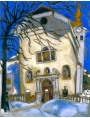 Marc Chagall, Chiesa coperta di neve, 1927.