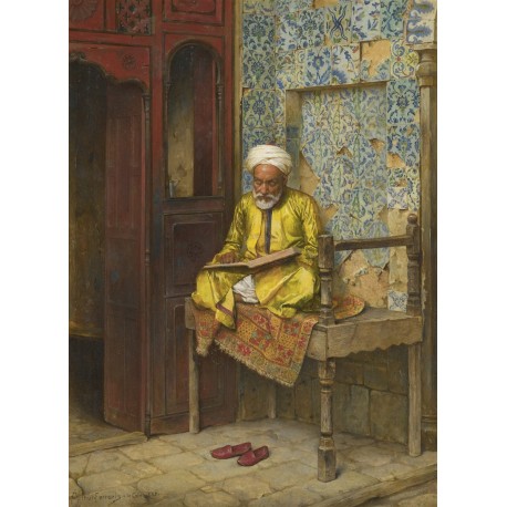 L’uomo istruito del Cairo, 1900, Ludwif Deutsch.