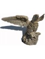 Aquila patinata in terracotta