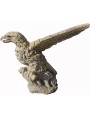 Patinated terracotta eagle