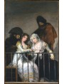 La ringhiera di Francisco Goya "Majas e Celestina al balcone" ferro battuto