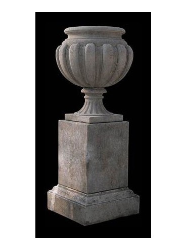 Vase in stone