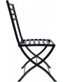 Flexible forged iron chair havy-duty
