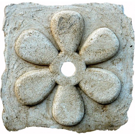Fountain stone flower - six petals