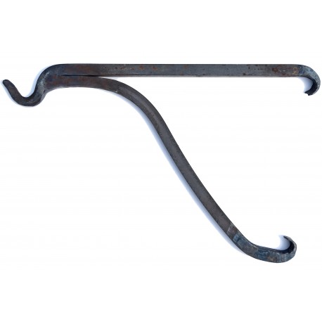 Simple forged iron brackets