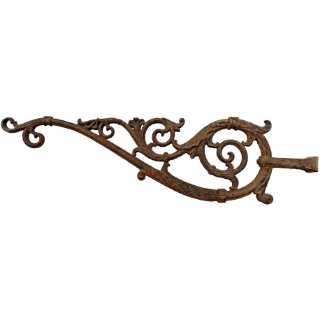 ancient Cast-iron bracket 135 cm for lantern