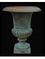 french Cast iron vase