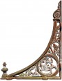 Large cast iron bracket 75cms nineteenth century