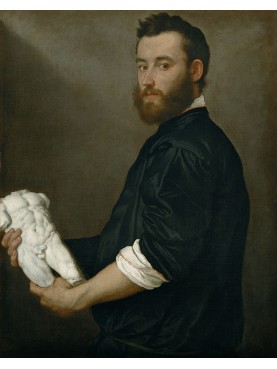The portrait Alessandro Vittoria by Giovan Battista Moroni