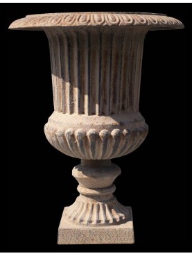 Cast iron vase