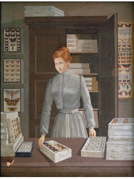 "The butterfly seller" painted in 1938 by Fornasetti