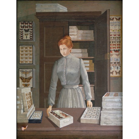 "The butterfly seller" painted in 1938 by Fornasetti