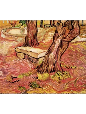 Vincent van Gogh - The stone bench in the garden of the Saint-Paul hospital (1889), Sao Paulo Museum of Art, Avenida Paulista, S