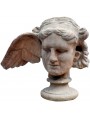 Patinated terracotta faithful copy of Hypnos head