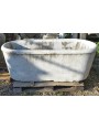 antica vasca in marmo bianco di Carrara