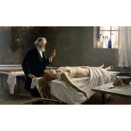 Dipinto di Enrique Simonet - L'Autopsia (1890)