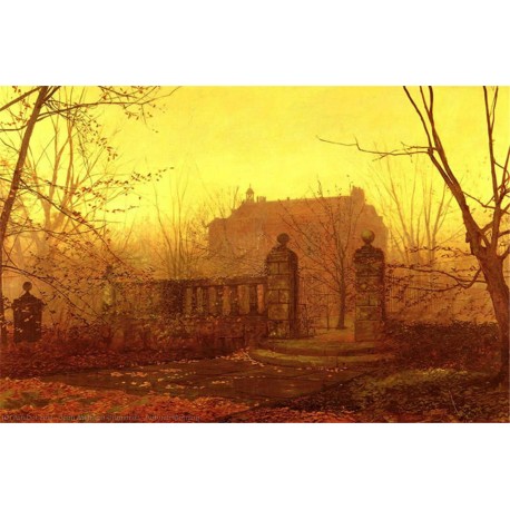 John Atkinson Grimshaw (1836 - 1893), Autumn-Morning Private collection.