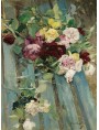 Giovanni Boldini [1842-1931], Still life with roses Oil on panel 73 x 54.5 cm, private collection