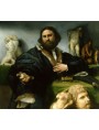 Portrait of Andrea Odoni, rich Venetian merchant and politician, painted by Lorenzo Lotto in 1527.