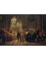 Federico il Grande che suona il flauto a Sanssouci è un olio su tela del 1852, dipinto da Adolfo Menzel situato all' Alte Nation