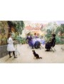 Évariste Carpentier (1845-1922) - Le goûter des dames, collezione privata,olio su tela.