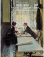 Gotthardt Kuehl (1850-1915), Lovers in a Cafe, collezione privata, olio su tavola.
