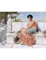 John William Godward, In the Days of Sappho, 1904, Los Angeles, Paul Getty Museum, oil on canvas.