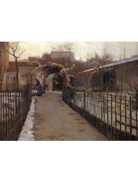 Santiago Rusinol, Giardino dìinverno ,1891.
