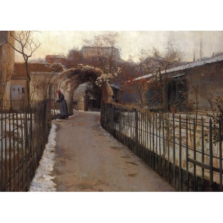 Santiago Rusinol, Giardino dìinverno ,1891.