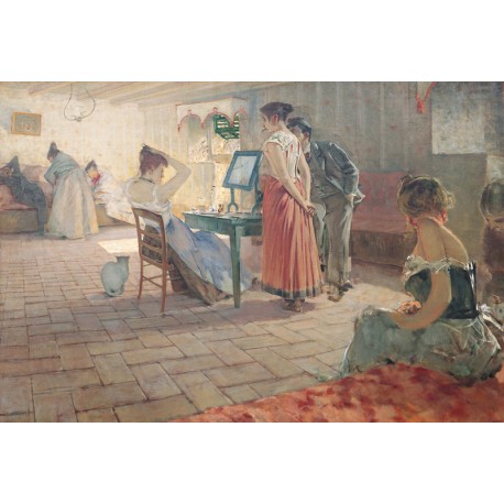 Signorini, La toilette del mattino, 1898.