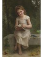 William Bouguereau, La Liseuse, 1895, collezione privata, olio su tela.
