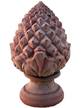 Terracotta pine cones big size H.50cms