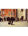 John Singer Sargent - Piazza a Venezia.