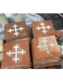 Terracotta tile with Pisa cross