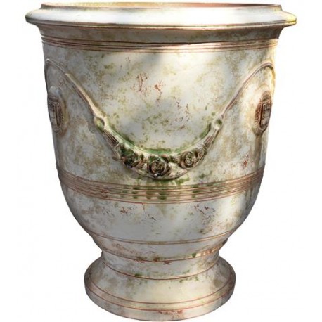 Tipico vaso fiammato di Anduze (F) - Ø68cm - maiolica francese