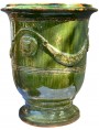 Tipico vaso fiammato di Anduze (F) - Ø56cm - maiolica francese