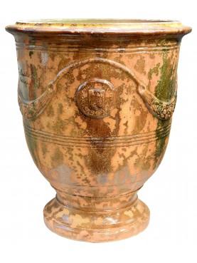 Tipico vaso fiammato di Anduze (F) - maiolica francese