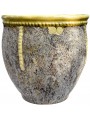 Typical flamed vase from Anduze (F) - Ø60cms - French majolica