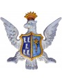 Eagle coat of arms - majolica