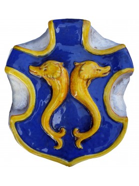 Coat of Arms with dolphins - de Pazzi Family